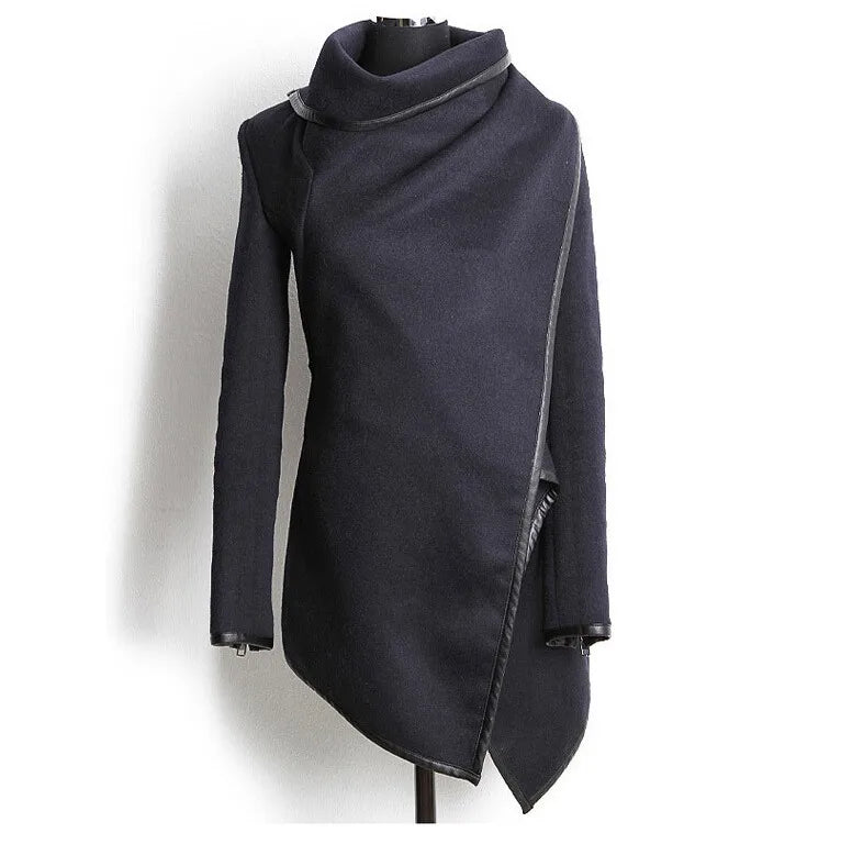 Women’s Trench Coat Long Cashmere Woolen Overcoat