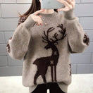 Switch Autumn Winter Plus Size Long Sleeve Knitting Pullovers for Women 1 image