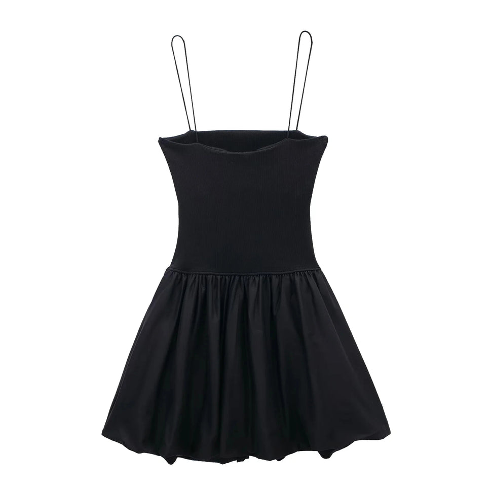 Vintage Chic Cami Mini Dress - TRAFZA Collection