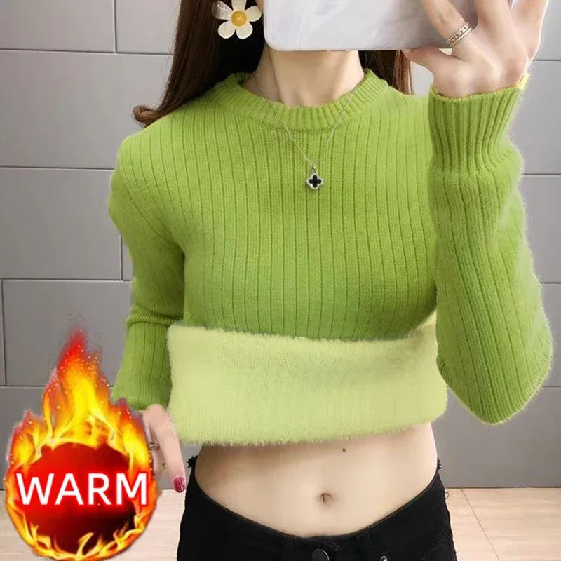 Women’s Puff Sleeve Knitted Sweater