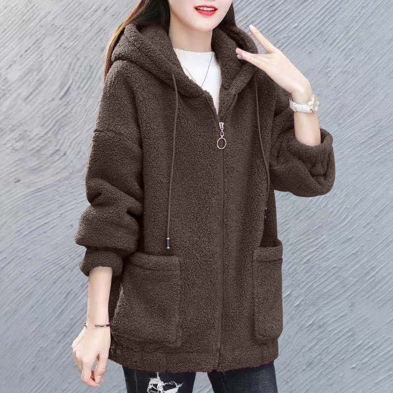 Thicken Plus Velvet Fleece Hoodie