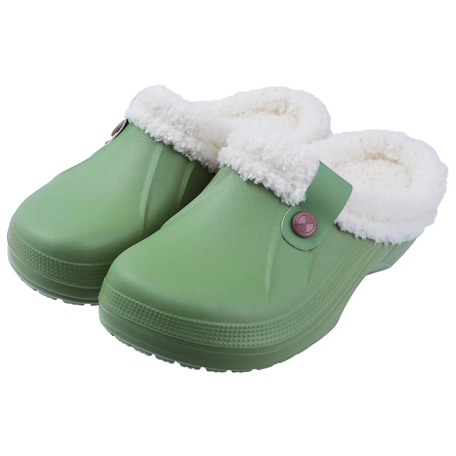 Crestar Memory Foam Fur Lined Clogs