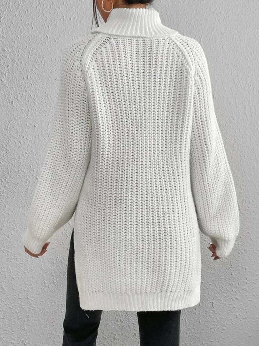 Elegant Oversized Winter Turtleneck Sweater