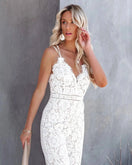 Switch Elegant Lace V-Neck Jumpsuit 1 image