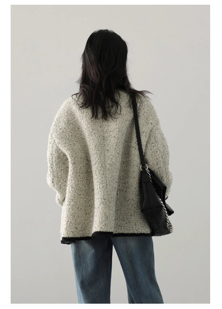 CHIC VEN Women's Woolen Coat - Autumn Winter