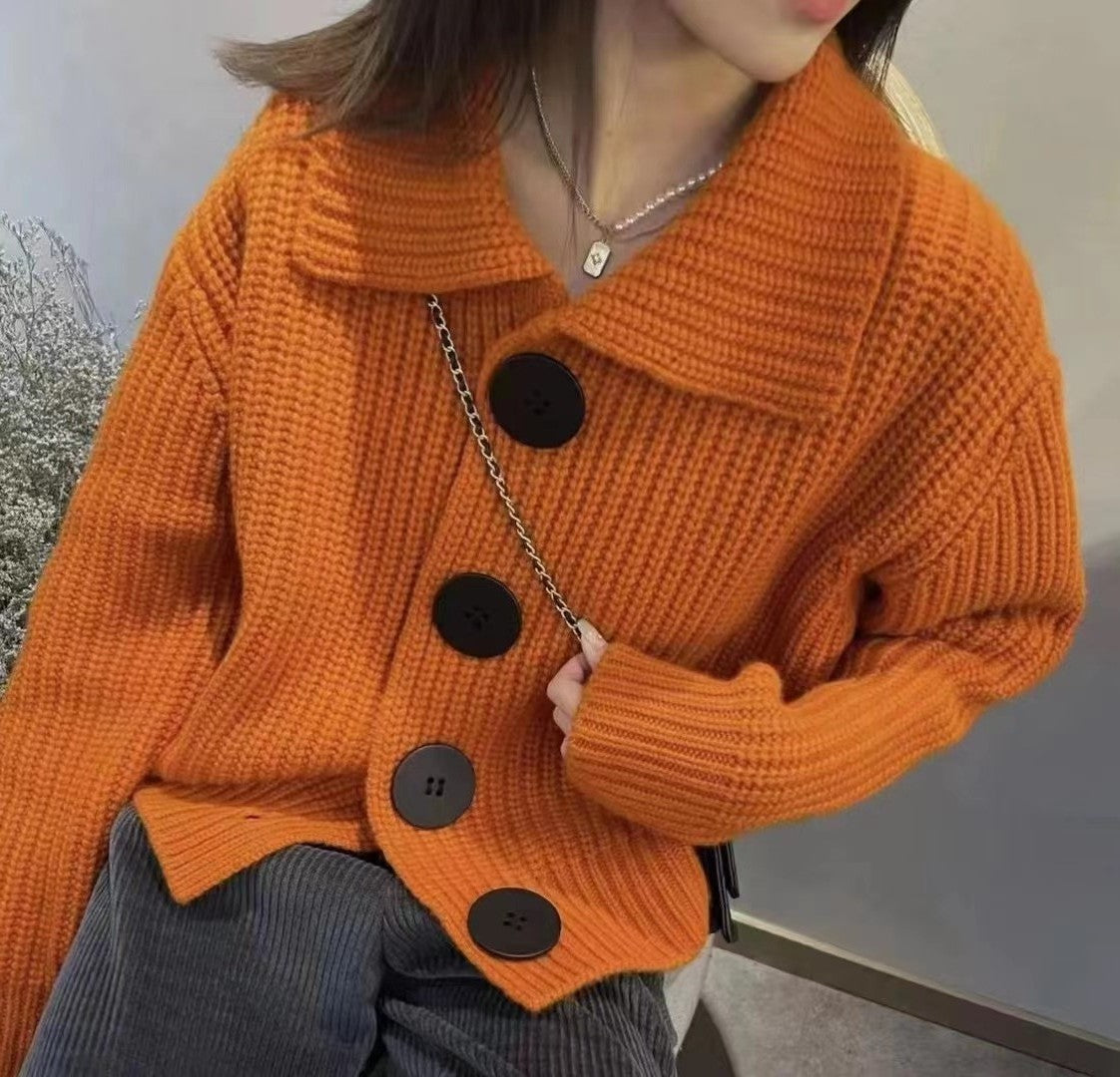 Cozy Chunky Knit Cardigan Jacket for Women