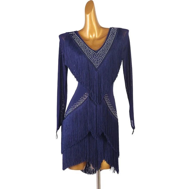 Elegant Latin Dance Competition Dress