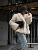 Switch Fashion Warm Fluffy Faux Fur Coat 2 image