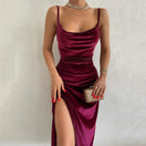 Switch Elegant Slim Slit Halter Dress 1 image