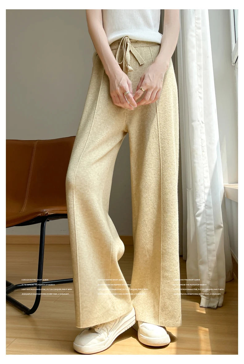 Women's High-Waist Cashmere Sports Pants