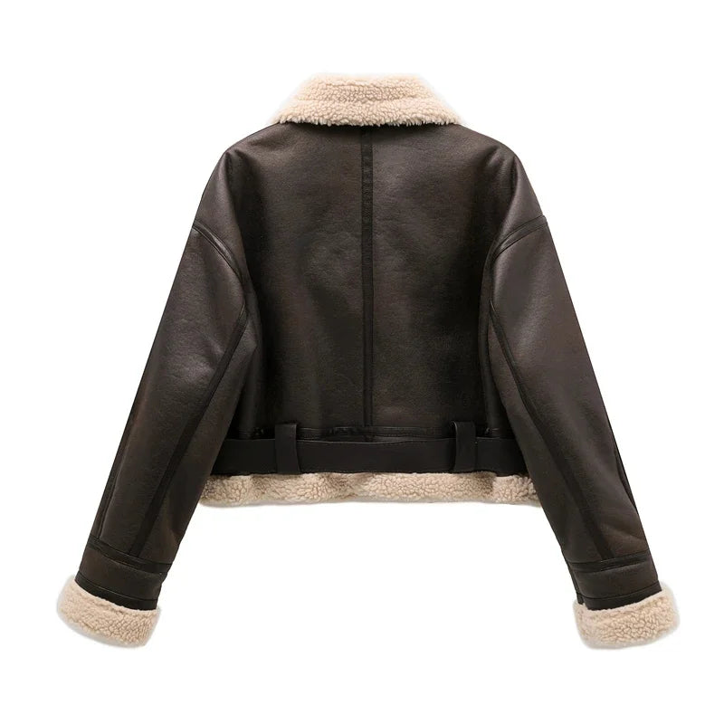 RZRA Autumn & Winter Street Style Fleece Jacket