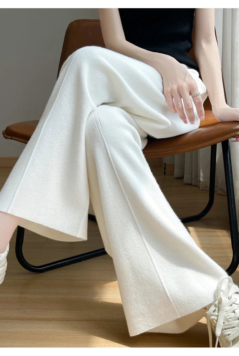 Women's High-Waist Cashmere Sports Pants