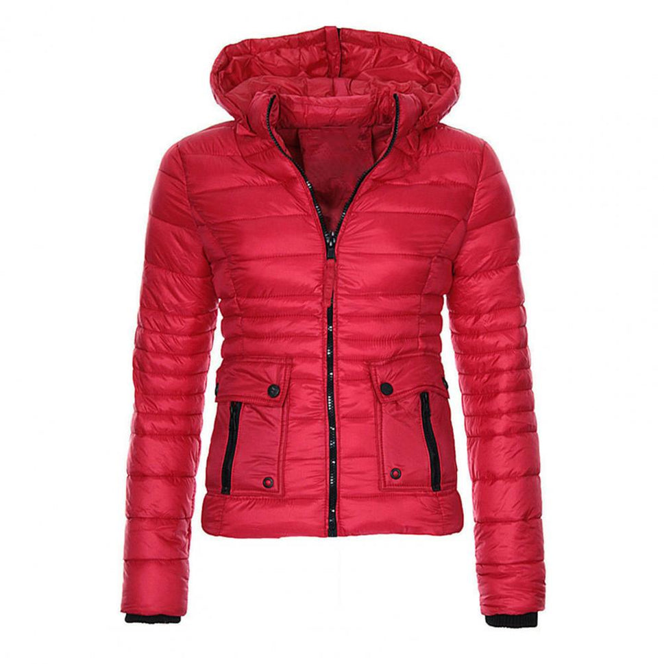 Cotton Padded Parka Women Jacket - Warm & Stylish Winter Outwear