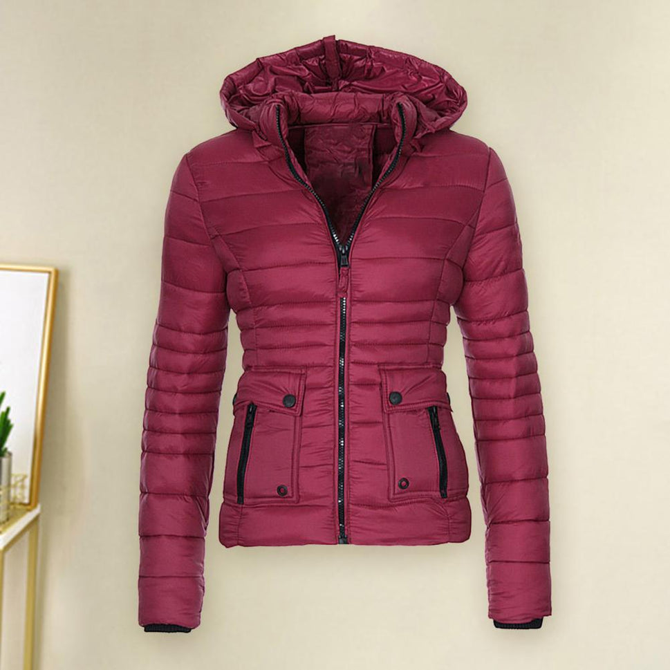 Cotton Padded Parka Women Jacket - Warm & Stylish Winter Outwear