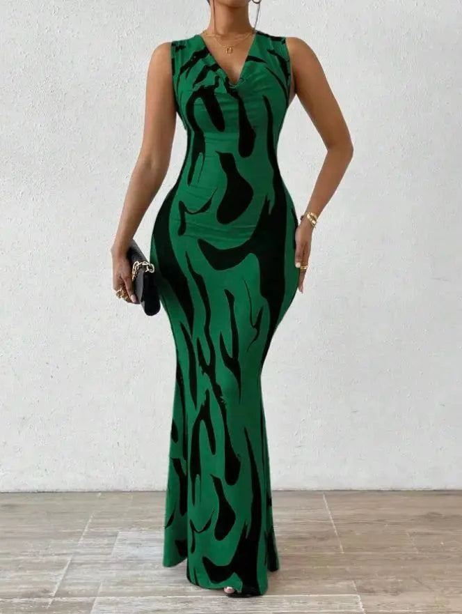 Chic Summer Bodycon Maxi Dress