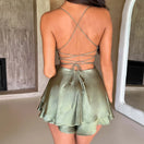 Switch Vintage Satin Spaghetti Strap Mini Dress 2 image