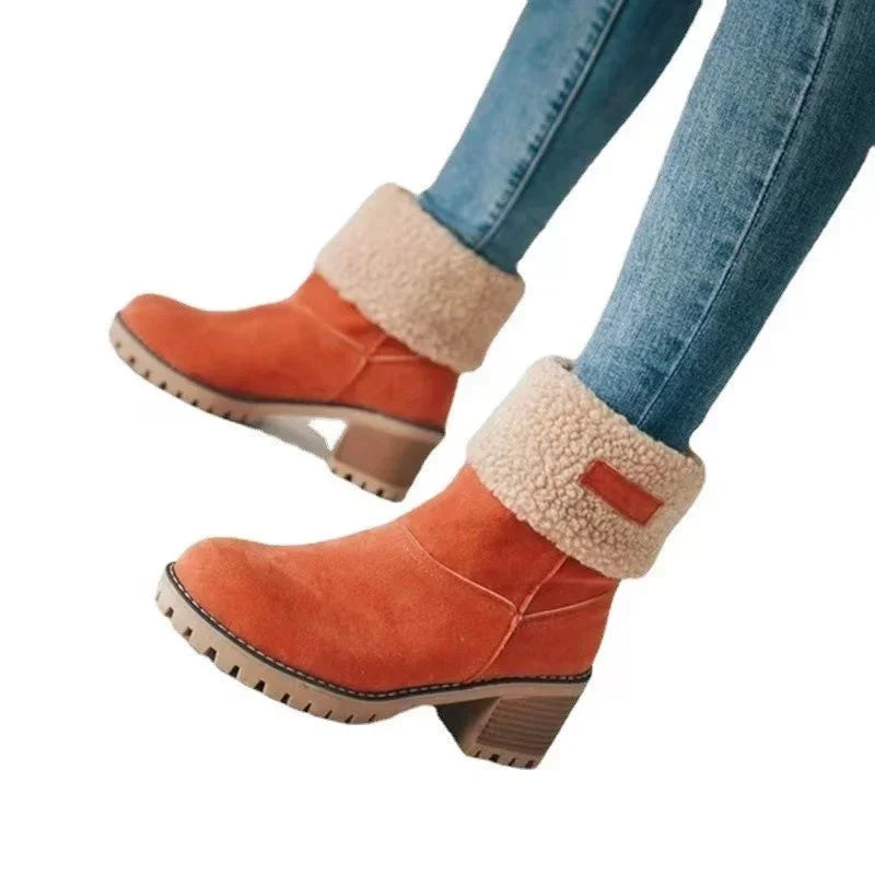 New Winter Boots for Women Snow Keep Warm Fur Booties Comfort