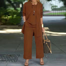 Switch Elegant O Neck Cardigan &amp; Pants Set - Autumn/Winter Fashion 1 image