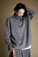 Switch Autumn and Winter Half Zipper Cashmere Sweater for Women 2 image