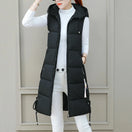 Switch Women Solid Hooded Vest Zipper Pocket 2 image