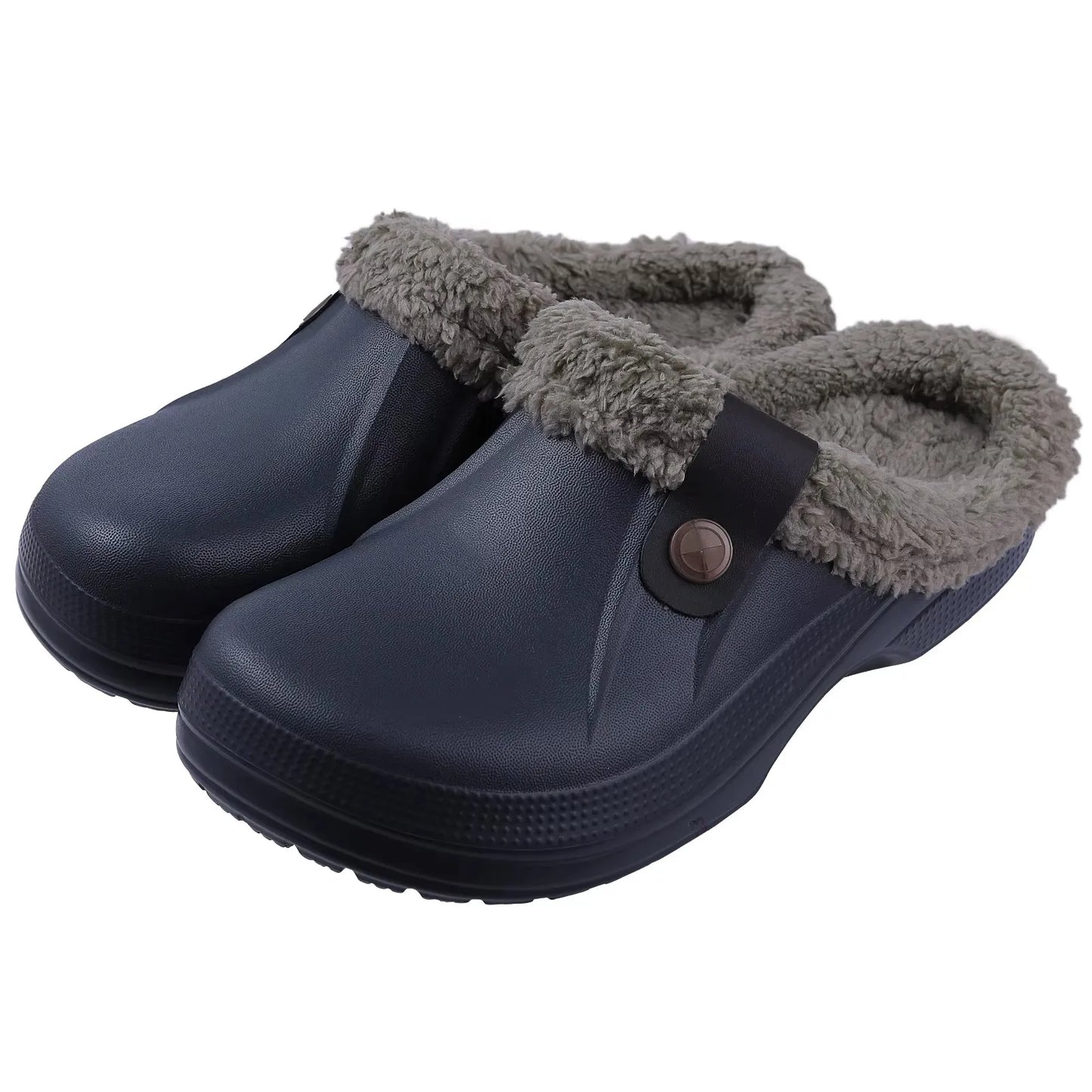 Crestar Memory Foam Fur Lined Clogs