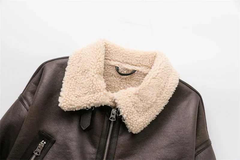 RZRA Autumn & Winter Street Style Fleece Jacket