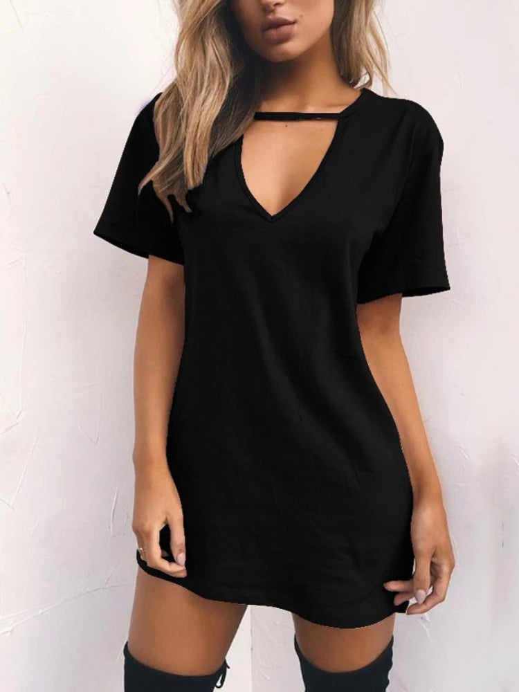 Chic Cut-Out Mini Dress