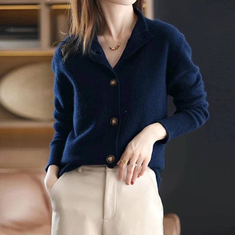 Elegant Vintage Knitting Cardigan for Women