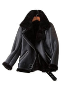 Switch Ailegogo Winter Faux Leather Fur Jacket 1 image