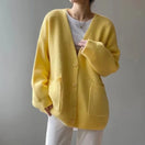 Switch Chic Yellow Knitted Cardigan for Women | Alfadarling 1 image