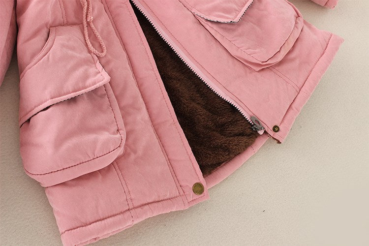 Autumn Winter Women’s Hooded Slim Coat