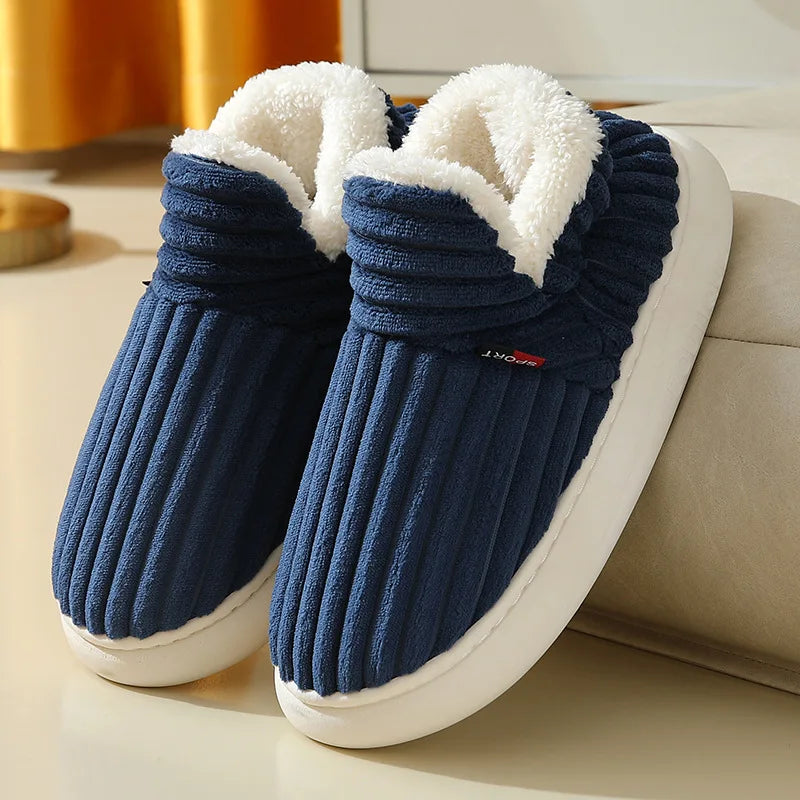 Evshine Women’s Plush Furry Winter Slippers