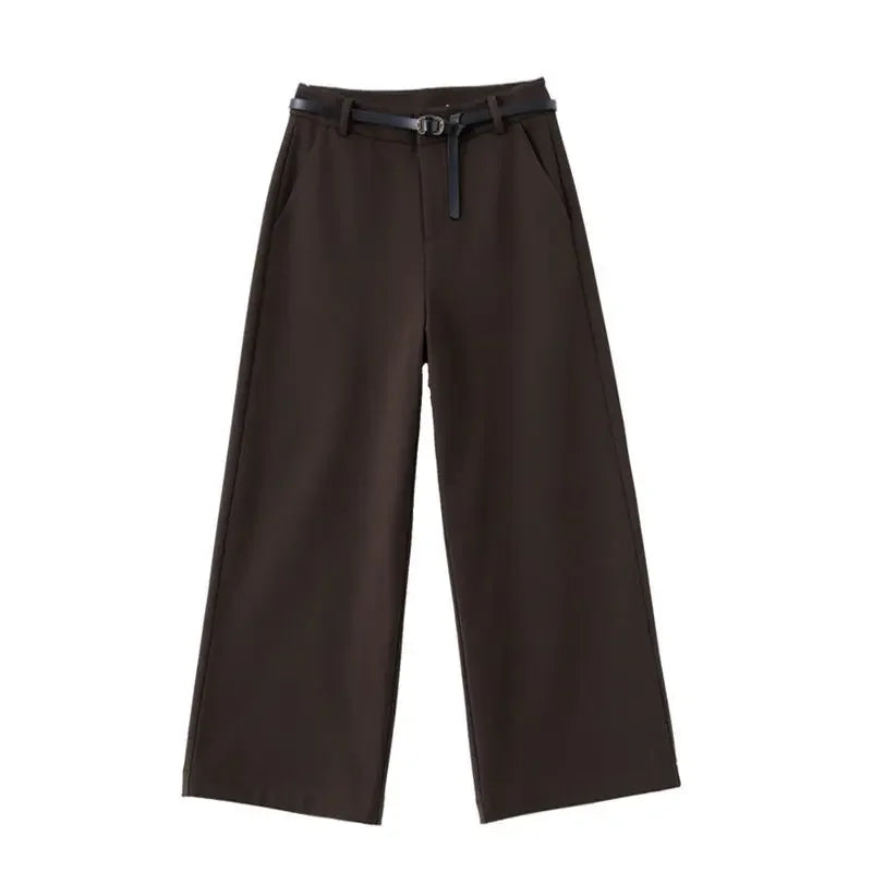 Wool Temperament BootPants Women's Autumn and Winter