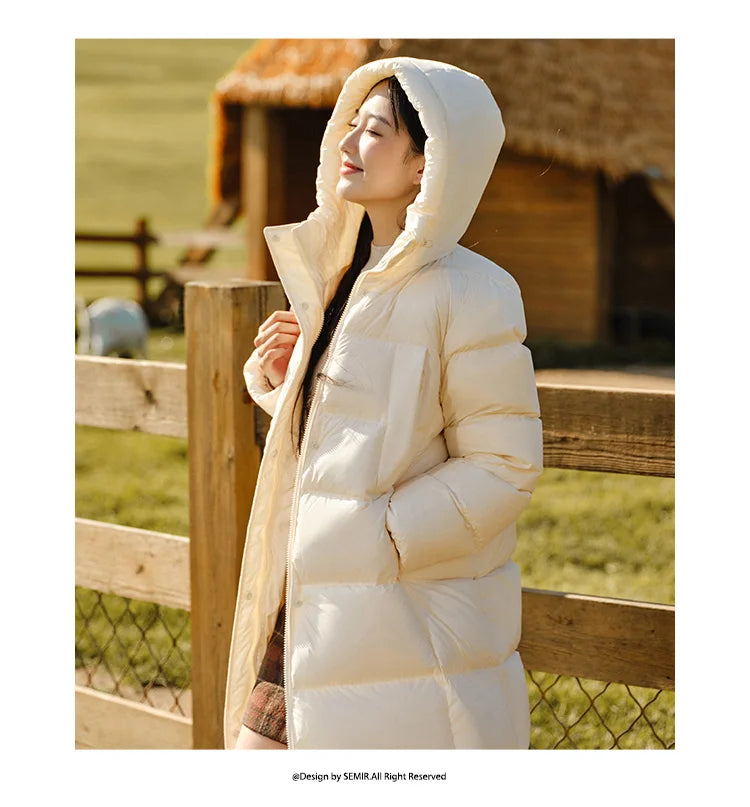 Semir Long Length Down Jacket for Women