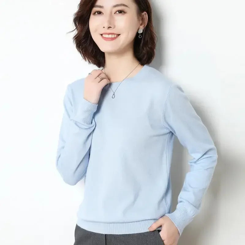 O-Neck Long Sleeve Women’s Sweater