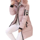 Switch Women&#39;s Winter Coat with Fur Neckline - Thick Cotton Parka 1 image