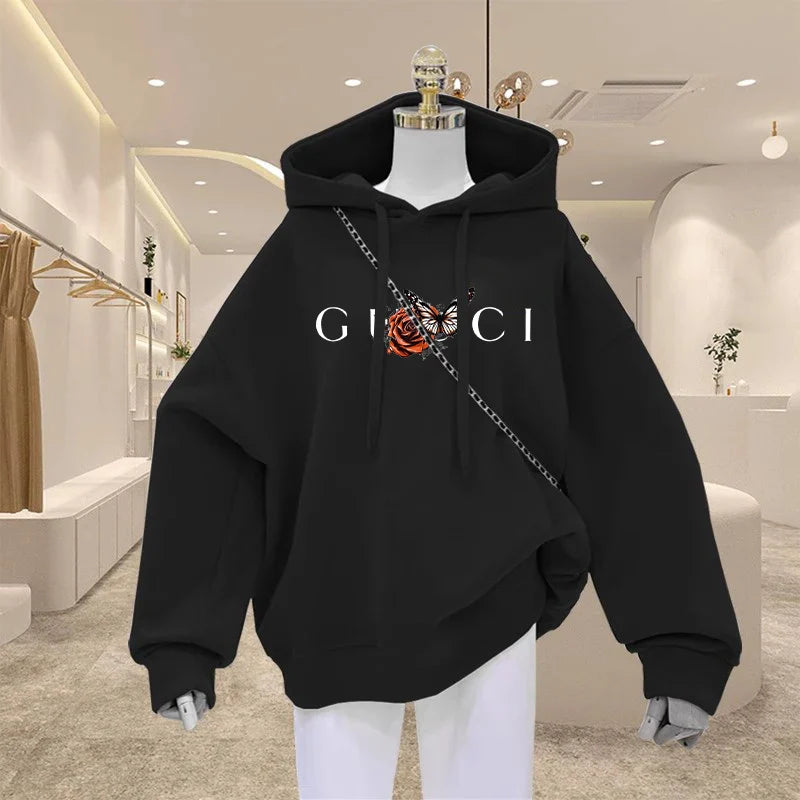 High Quality Fleece Hoodie - Women's Casual Graphic Sweatshirt