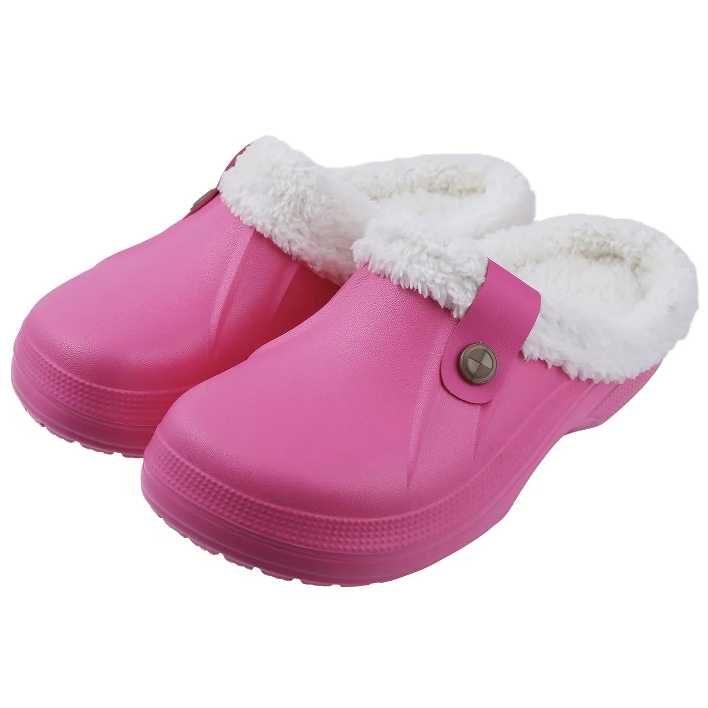 Crestar Memory Foam Fur Lined Clogs