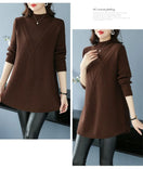 Switch Large Size Women&#39;s Autumn Winter High-End Wool Sweater 2 image