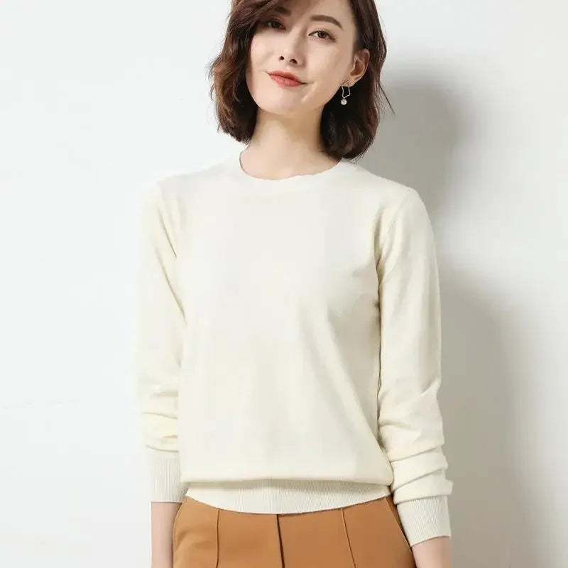 O-Neck Long Sleeve Women’s Sweater