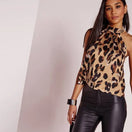 Switch Leopard Print Sleeveless Halter Top 2 image