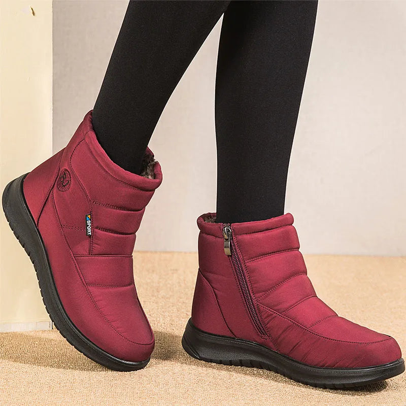 Women's Waterproof Ankle Boots for Winter | Alfadarling