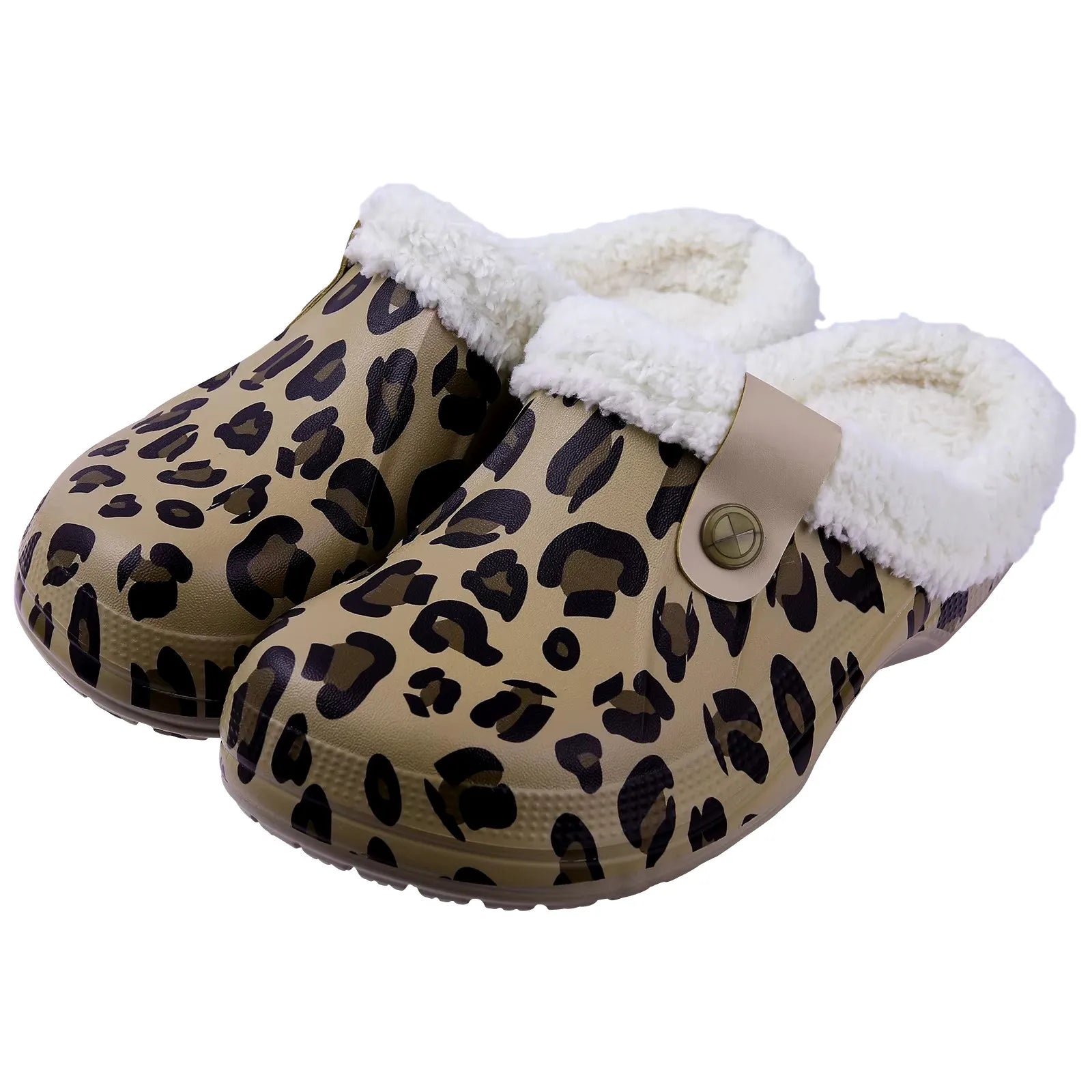 Crestar Memory Foam Fur Lined Clogs