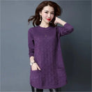 Switch New Korean Women Long Sweater Pullover – Cozy &amp; Stylish Knitwear 2 image