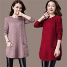 Switch New Korean Women Long Sweater Pullover – Cozy &amp; Stylish Knitwear 1 image