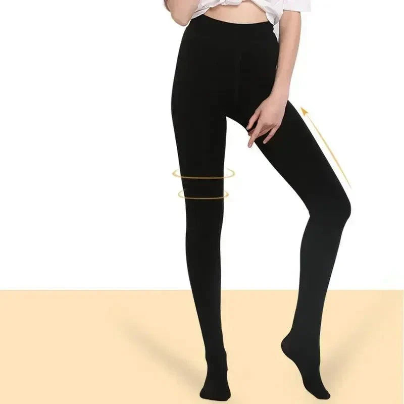 Women’s Thermal Stockings – Winter Warm Elastic Slim Fleece Tights