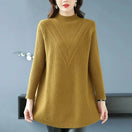 Switch Large Size Women&#39;s Autumn Winter High-End Wool Sweater 1 image