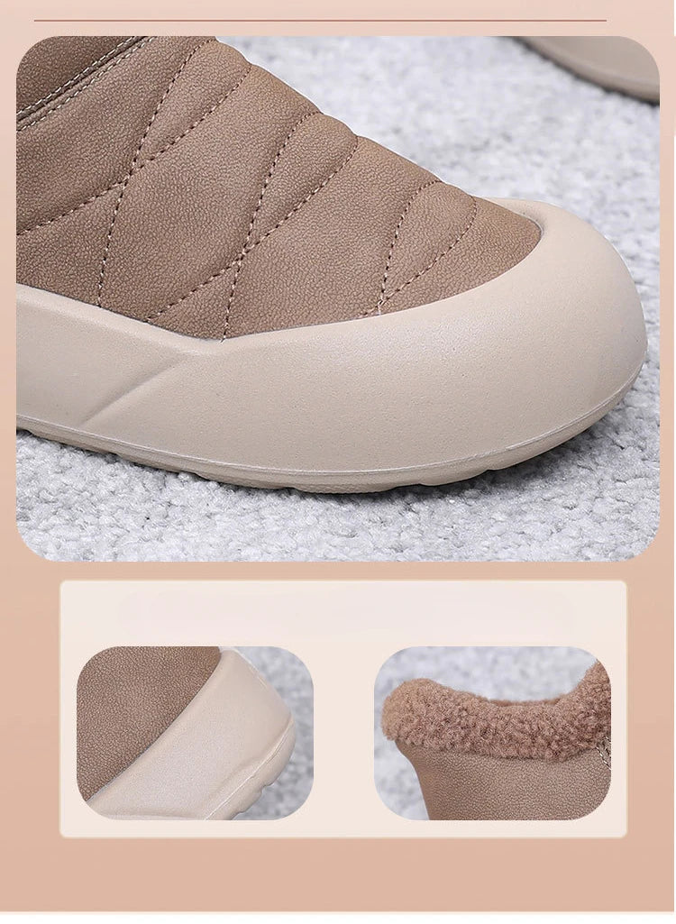 Warm Waterproof Plush Snow Boots for Women