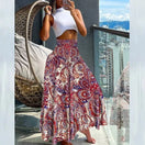 Switch Boho Print Elastic High-Waist Skirt 2 image