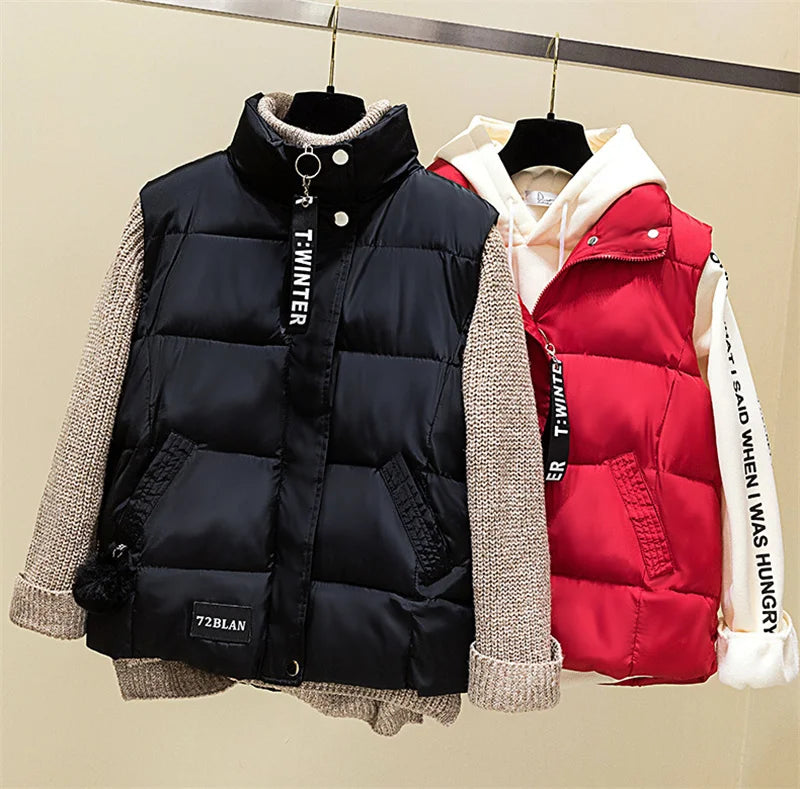 Winter Sleeveless Vests Coat for Women